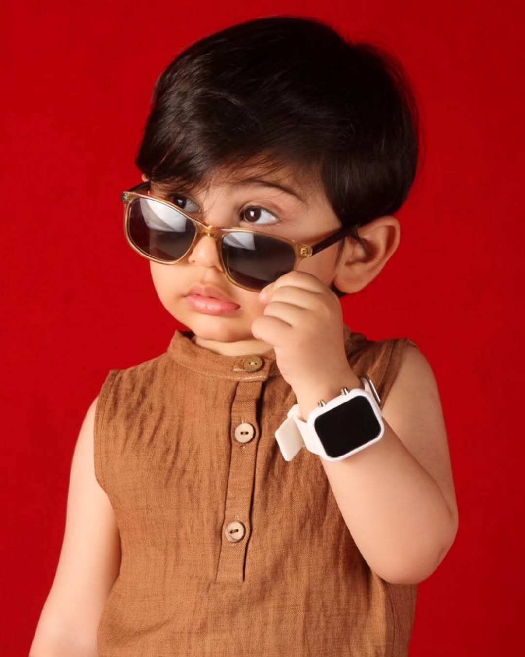 ست کت و شورتک لینن پسرانه